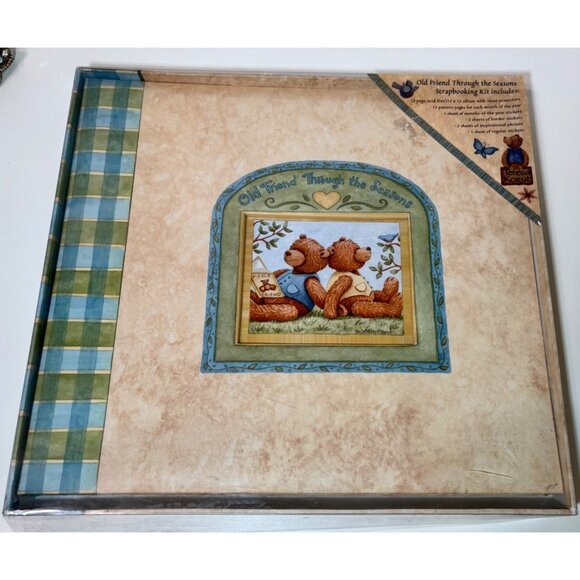 12x12 Seasonal Scrapbook Album Kit w/ Stickers Pages Protectors Memory Book - Picture 1 of 10
